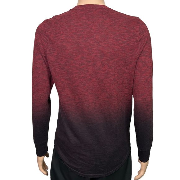 Hollister Men's Red and Black Long Sleeve Shirt - Picture 7 of 11